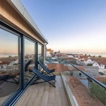 Nyaraló Casa Do Horizonte Vista Panoramica Ria Terraco Costa Nova Aveiro Gafanha da Encarnação